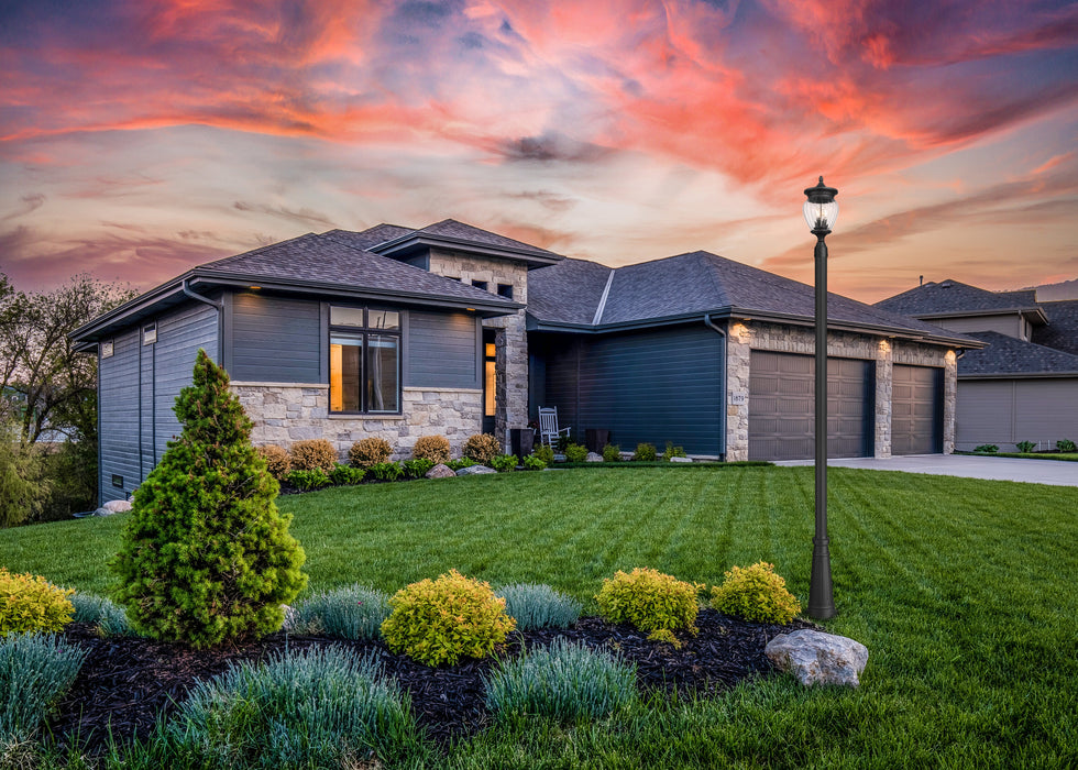 Outdoor Post Mounted Fixture Z-Lite 5016PHMR-519P-BK Black Davina 3 Light Outdoor Post Mounted Fixture Z-Lite