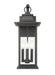 Outdoor Wall Light Z-Lite 5017B-BK Black Tiberius 4 Light Outdoor Wall Light Z-Lite