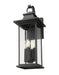 Outdoor Wall Light Z-Lite 5017B-BK Black Tiberius 4 Light Outdoor Wall Light Z-Lite