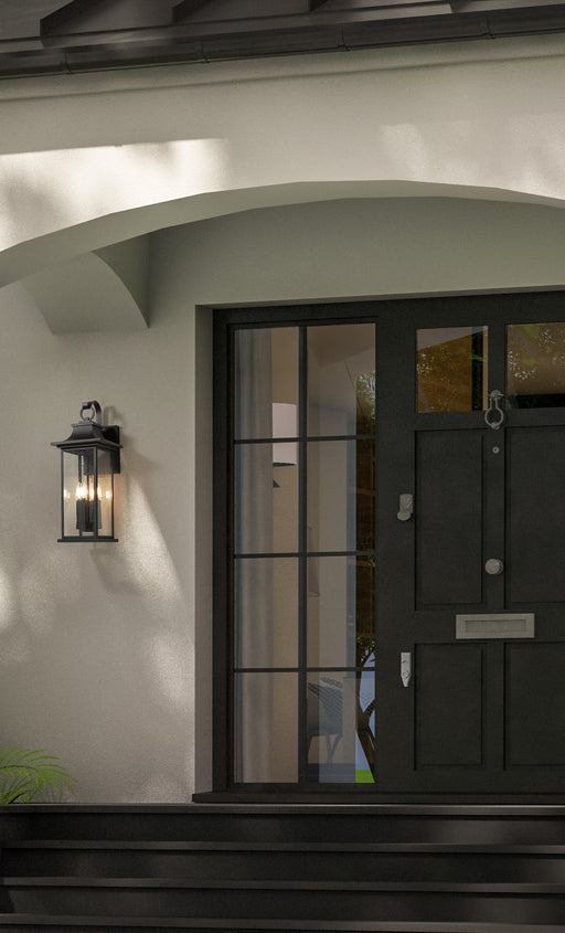 Outdoor Wall Light Z-Lite 5017B-BK Black Tiberius 4 Light Outdoor Wall Light Z-Lite