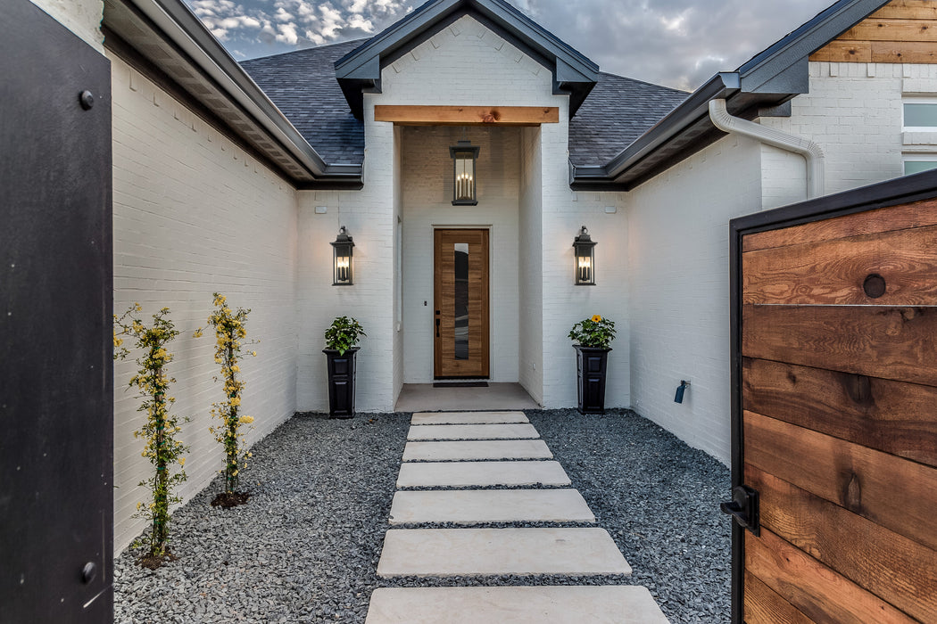 Outdoor Wall Light Z-Lite 5017B-BK Black Tiberius 4 Light Outdoor Wall Light Z-Lite