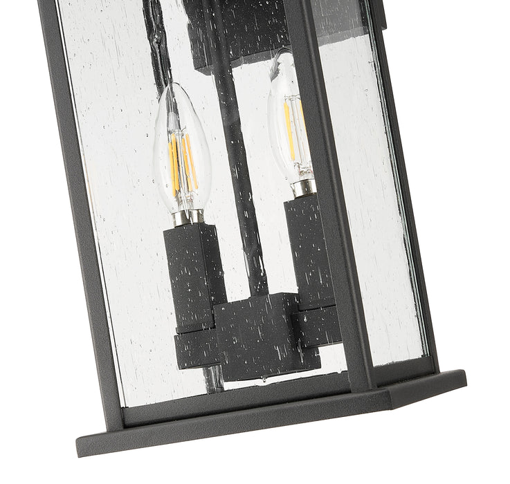 Outdoor Wall Light Z-Lite 5017M-BK Black Tiberius 2 Light Outdoor Wall Light Z-Lite