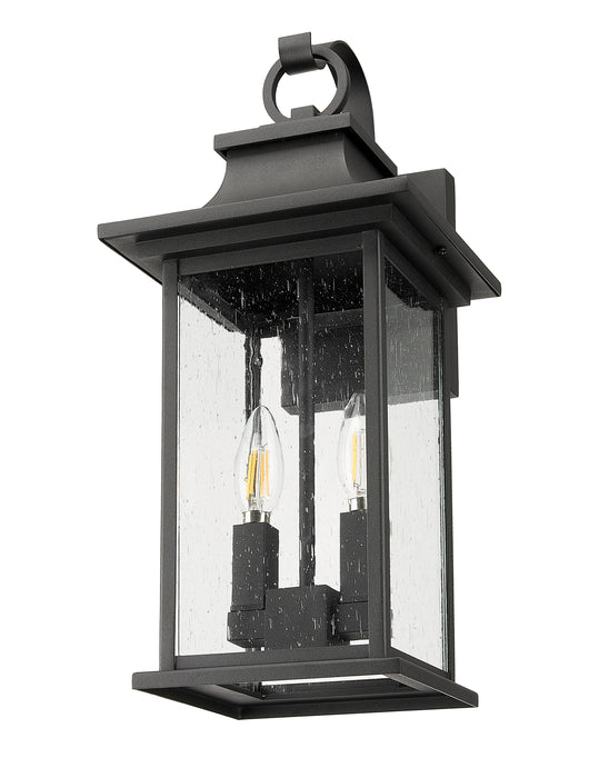 Outdoor Wall Light Z-Lite 5017M-BK Black Tiberius 2 Light Outdoor Wall Light Z-Lite