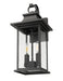 Outdoor Wall Light Z-Lite 5017M-BK Black Tiberius 2 Light Outdoor Wall Light Z-Lite