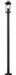 Outdoor Post Mounted Fixture Z-Lite 5017PHBS-536P-BK Black Tiberius 4 Light Outdoor Post Mounted Fixture Z-Lite