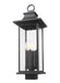 Outdoor Post Mount Fixture Z-Lite 5017PHBS-BK Black Tiberius 4 Light Outdoor Post Mount Fixture Z-Lite