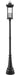 Outdoor Post Mounted Fixture Z-Lite 5017PHXLR-564P-BK Black Tiberius 6 Light Outdoor Post Mounted Fixture Z-Lite