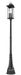 Outdoor Post Mounted Fixture Z-Lite 5017PHXLR-564P-BK Black Tiberius 6 Light Outdoor Post Mounted Fixture Z-Lite