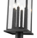 Outdoor Post Mounted Fixture Z-Lite 5017PHXLR-564P-BK Black Tiberius 6 Light Outdoor Post Mounted Fixture Z-Lite