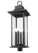 Outdoor Post Mount Fixture Z-Lite 5017PHXLR-BK Black Tiberius 6 Light Outdoor Post Mount Fixture Z-Lite