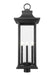 Outdoor Post Mount Fixture Z-Lite 5017PHXLR-BK Black Tiberius 6 Light Outdoor Post Mount Fixture Z-Lite
