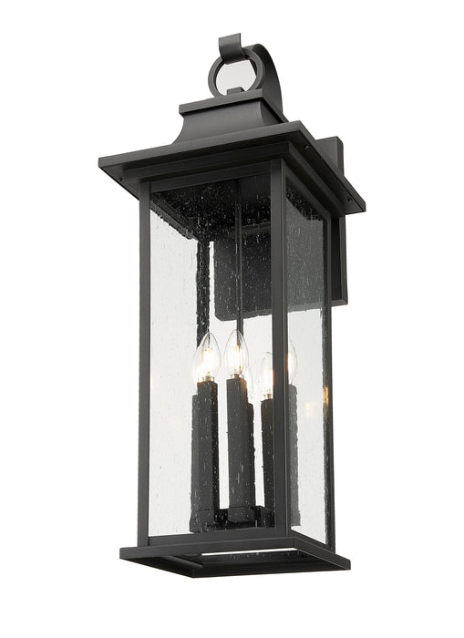 Outdoor Wall Light Z-Lite 5017XL-BK Black Tiberius 6 Light Outdoor Wall Light Z-Lite