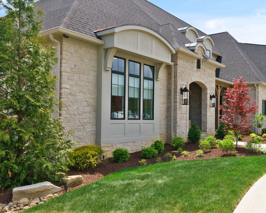 Outdoor Wall Light Z-Lite 5017XL-BK Black Tiberius 6 Light Outdoor Wall Light Z-Lite