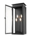 Outdoor Wall Light Z-Lite 5018B-BK Black Nova 4 Light Outdoor Wall Light Z-Lite