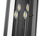 Outdoor Wall Light Z-Lite 5018B-BK Black Nova 4 Light Outdoor Wall Light Z-Lite