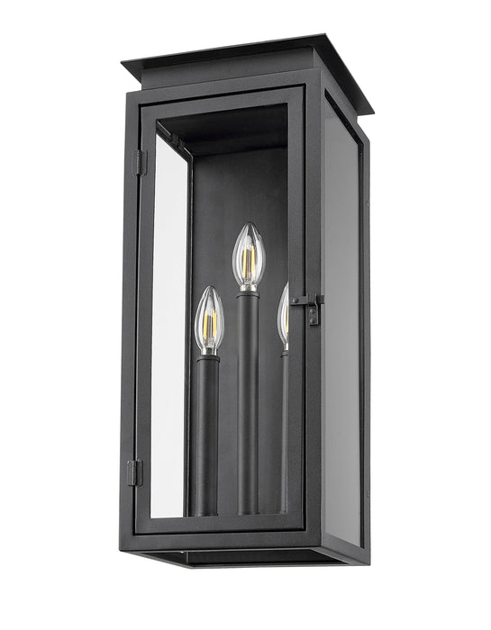 Outdoor Wall Light Z-Lite 5018M-BK Black Nova 3 Light Outdoor Wall Light Z-Lite