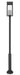 Outdoor Post Mounted Fixture Z-Lite 5018PHBR-5010P-BK Black Nova 4 Light Outdoor Post Mounted Fixture Z-Lite