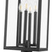 Outdoor Post Mount Fixture Z-Lite 5018PHBR-BK Black Nova 4 Light Outdoor Post Mount Fixture Z-Lite