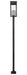 Outdoor Post Mounted Fixture Z-Lite 5018PHBS-536P-BK Black Nova 4 Light Outdoor Post Mounted Fixture Z-Lite