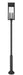 Outdoor Post Mounted Fixture Z-Lite 5018PHXLR-5010P-BK Black Nova 5 Light Outdoor Post Mounted Fixture Z-Lite