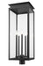 Outdoor Post Mount Fixture Z-Lite 5018PHXLR-BK Black Nova 5 Light Outdoor Post Mount Fixture Z-Lite