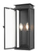 Outdoor Wall Light Z-Lite 5018S-BK Black Nova 2 Light Outdoor Wall Light Z-Lite