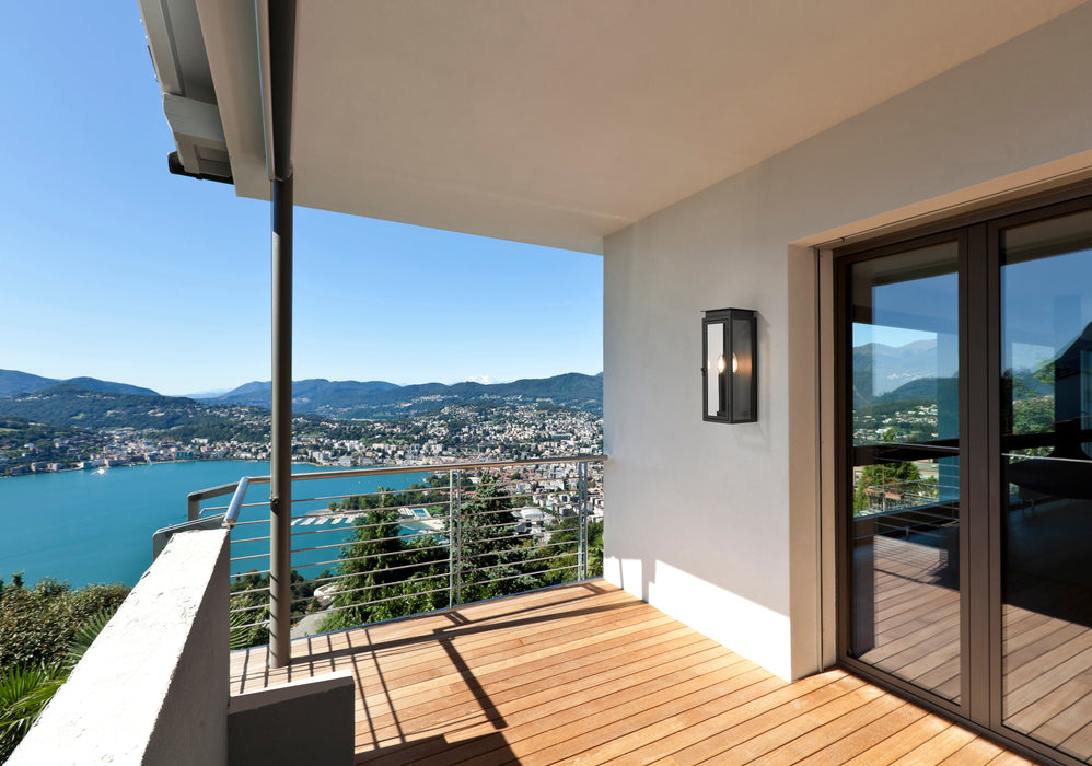 Outdoor Wall Light Z-Lite 5018S-BK Black Nova 2 Light Outdoor Wall Light Z-Lite