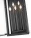 Outdoor Wall Light Z-Lite 5018XL-BK Black Nova 5 Light Outdoor Wall Light Z-Lite