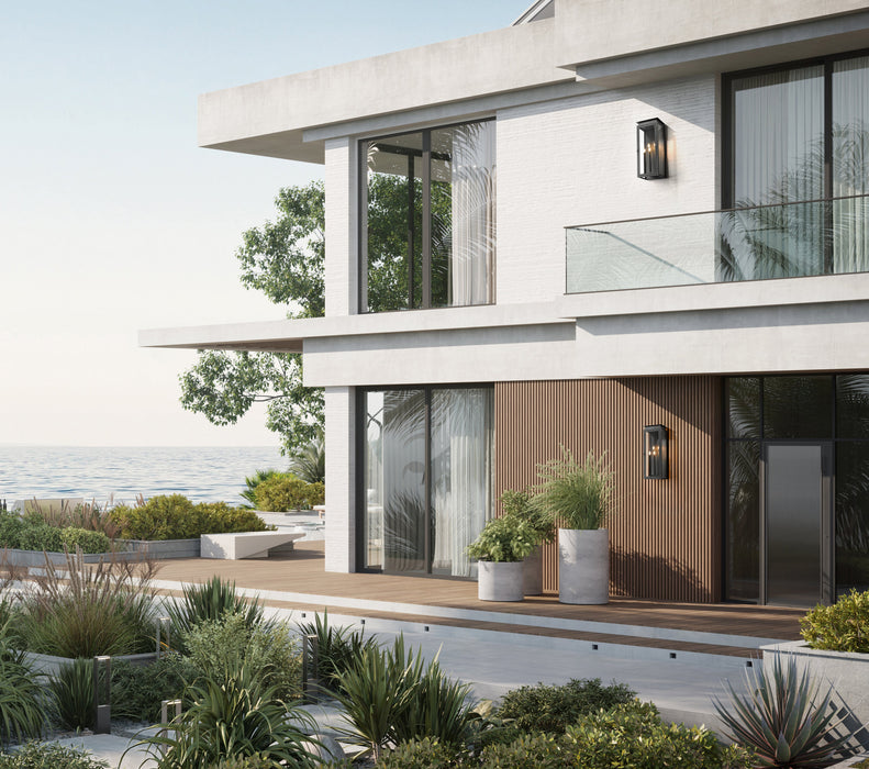 Outdoor Wall Light Z-Lite 5018XL-BK Black Nova 5 Light Outdoor Wall Light Z-Lite