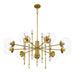 Eurofase 47222-014 Traiton 48" Gold Chandelier