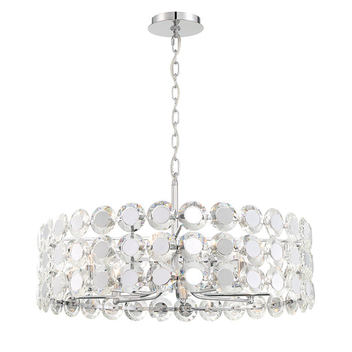 Eurofase 44286-019 Perrene 32" Chrome Chandelier