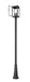 Outdoor Post Mounted Fixture Z-Lite 5019PHBR-5011P-BK Sand Black Hartwell 4 Light Outdoor Post Mounted Fixture Z-Lite