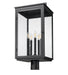 Outdoor Post Mount Fixture Z-Lite 5019PHXLR-BK Sand Black Hartwell 5 Light Outdoor Post Mount Fixture Z-Lite