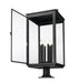 Outdoor Pier Mounted Fixture Z-Lite 5019PHXXLR-533PM-BK Sand Black Hartwell 6 Light Outdoor Pier Mounted Fixture Z-Lite