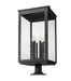 Outdoor Pier Mounted Fixture Z-Lite 5019PHXXLR-533PM-BK Sand Black Hartwell 6 Light Outdoor Pier Mounted Fixture Z-Lite