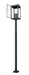 Outdoor Post Mounted Fixture Z-Lite 5019PHXXLS-536P-BK Sand Black Hartwell 6 Light Outdoor Post Mounted Fixture Z-Lite