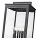 Outdoor Post Mounted Fixture Z-Lite 5019PHXXLS-536P-BK Sand Black Hartwell 6 Light Outdoor Post Mounted Fixture Z-Lite