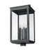 Outdoor Post Mount Fixture Z-Lite 5019PHXXLS-BK Sand Black Hartwell 6 Light Outdoor Post Mount Fixture Z-Lite