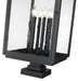 Outdoor Pier Mounted Fixture Z-Lite 5019PHXXLS-SQPM-BK Sand Black Hartwell 6 Light Outdoor Pier Mounted Fixture Z-Lite