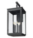 Outdoor Wall Light Z-Lite 5019XL-BK Sand Black Hartwell 5 Light Outdoor Wall Light Z-Lite