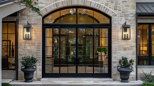 Outdoor Wall Light Z-Lite 5019XL-BK Sand Black Hartwell 5 Light Outdoor Wall Light Z-Lite