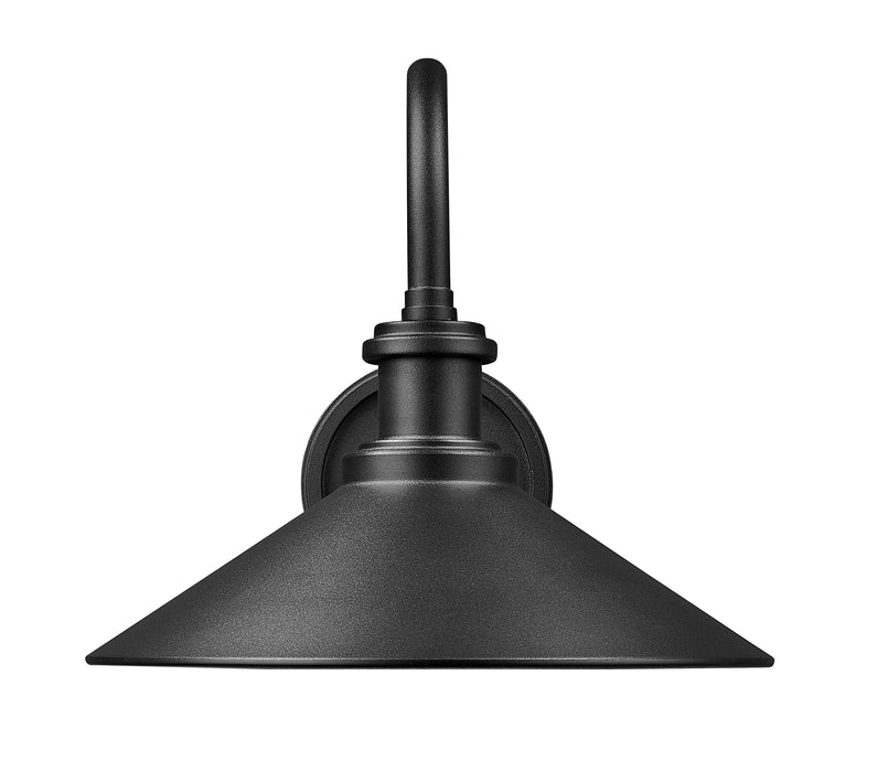 Outdoor Wall Light Z-Lite 5021M-BK Sand Black RLM 1 Light Outdoor Wall Light Z-Lite