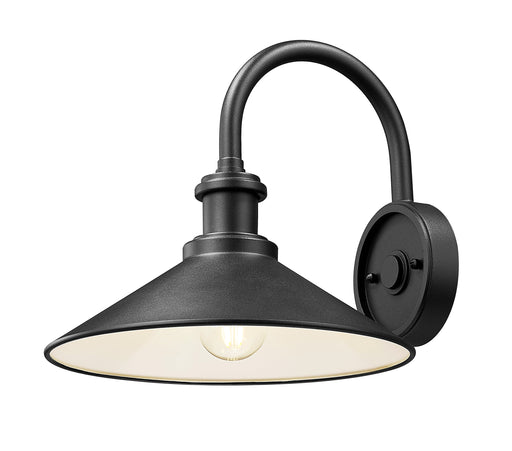 Outdoor Wall Light Z-Lite 5021M-BK Sand Black RLM 1 Light Outdoor Wall Light Z-Lite
