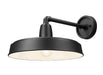 Outdoor Wall Light Z-Lite 5025B-BK Sand Black RLM 1 Light Outdoor Wall Light Z-Lite
