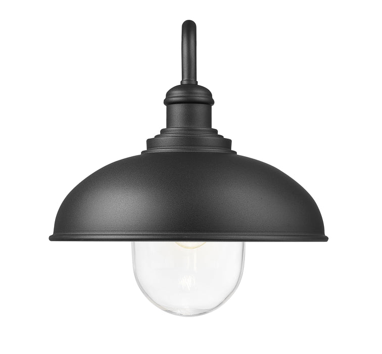 Outdoor Wall Light Z-Lite 5026B-BK Sand Black RLM 1 Light Outdoor Wall Light Z-Lite