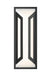 Outdoor Wall Light Z-Lite 5028M-BK-LED Sand Black Banff 2 Light Outdoor Wall Light Z-Lite