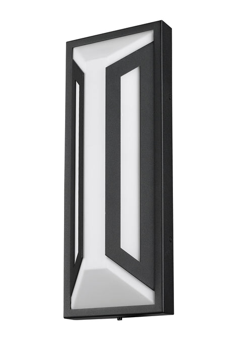 Outdoor Wall Light Z-Lite 5028M-BK-LED Sand Black Banff 2 Light Outdoor Wall Light Z-Lite