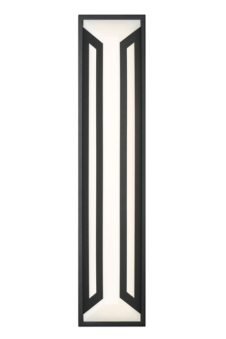 Outdoor Wall Light Z-Lite 5028XL-BK-LED Sand Black Banff 2 Light Outdoor Wall Light Z-Lite