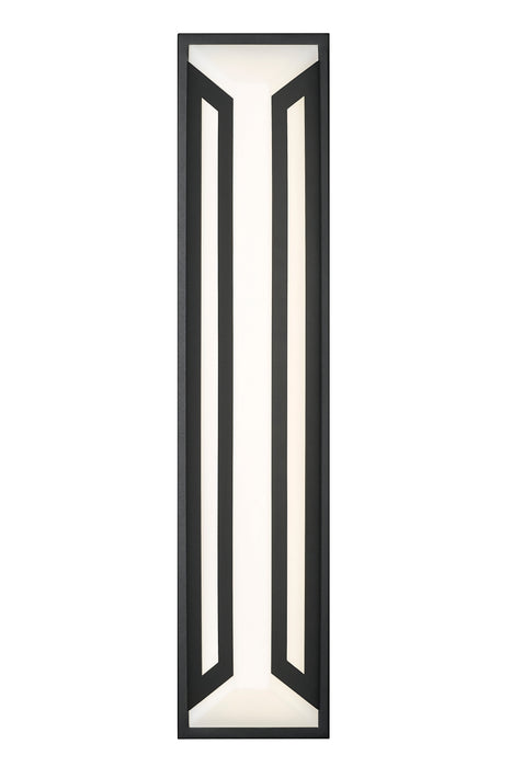 Outdoor Wall Light Z-Lite 5028XL-BK-LED Sand Black Banff 2 Light Outdoor Wall Light Z-Lite