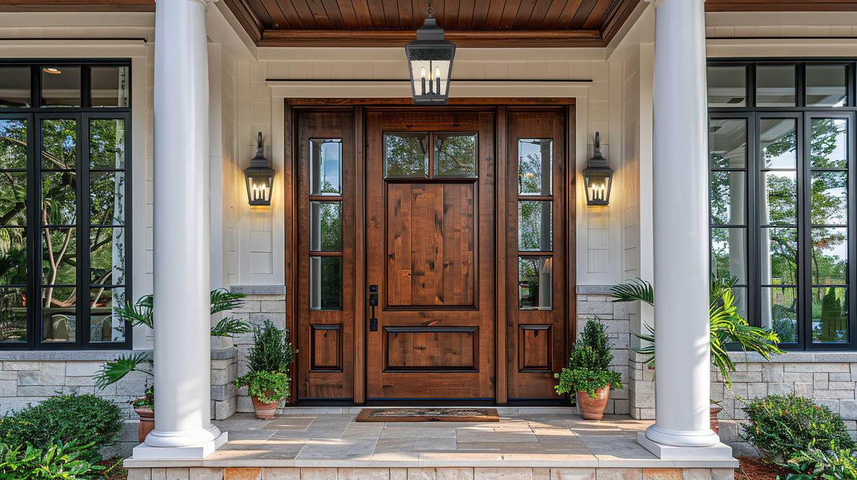 Outdoor Wall Light Z-Lite 5029B-BK Sand Black Raphael 3 Light Outdoor Wall Light Z-Lite